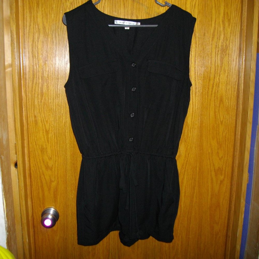 Max Studio Black Romper Large - image 1